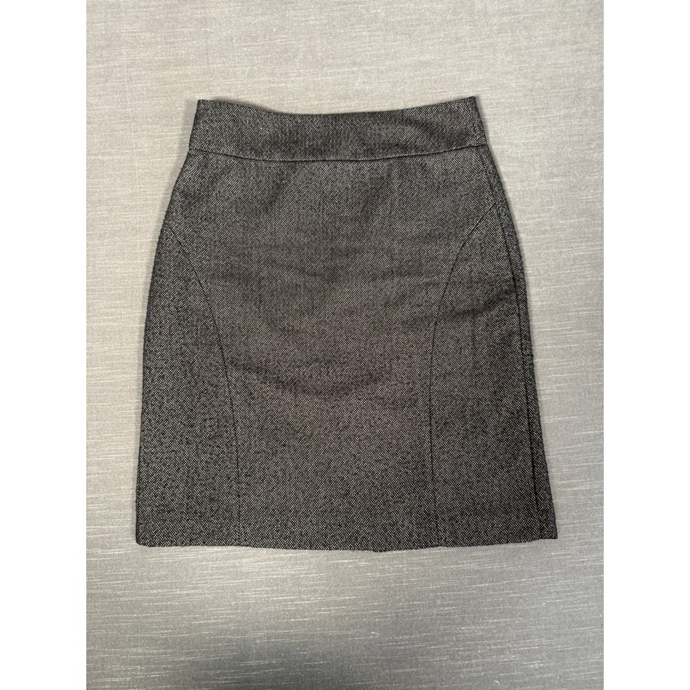 Banana Republic Women Brown Birdseye Pencil‎ knee length Skirt Size 4 270517